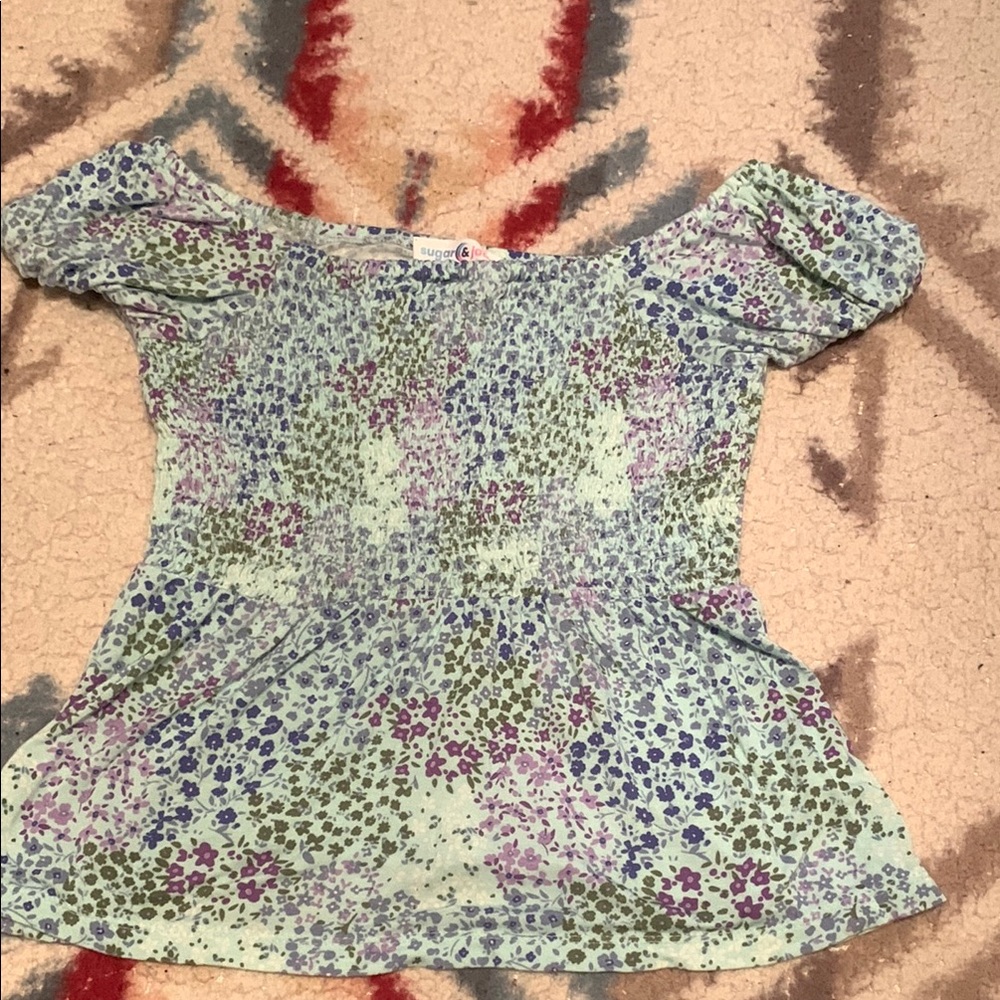 Floral Off-Shoulder Top